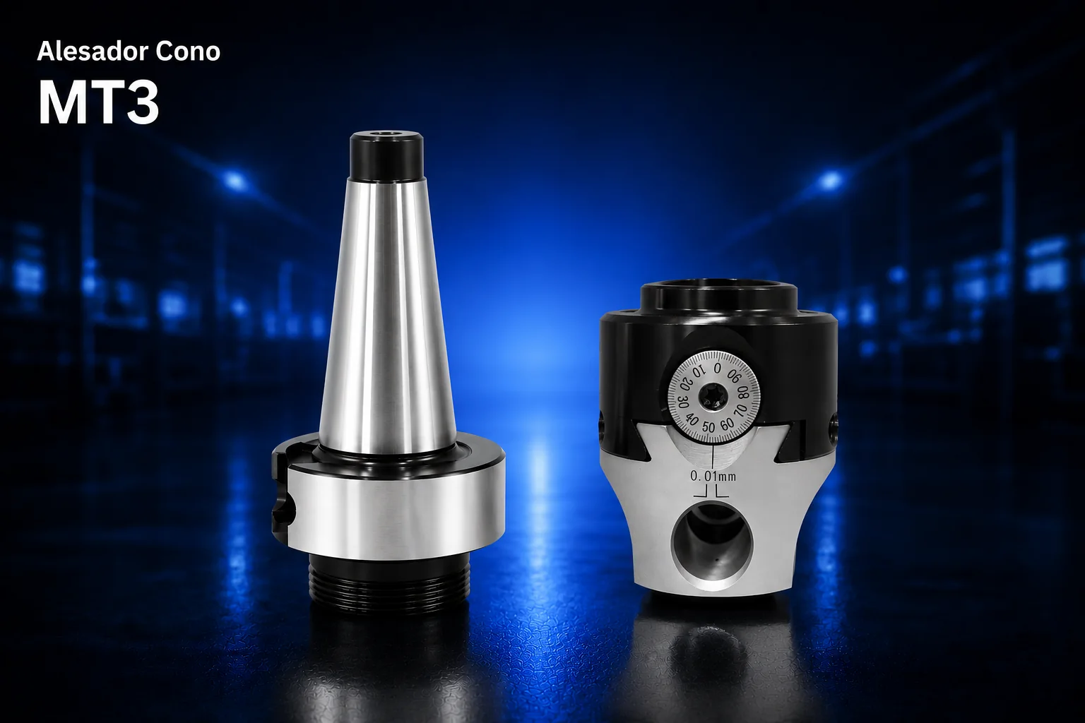 Cabezal Alesador MT3 con 9 Barras — AL-MT3, accesorio para maquinaria industrial CNC